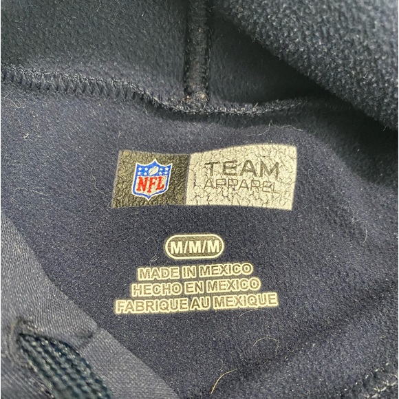 NFL Team Apparel Denver Broncos Blue Hoodie - Picture 5 of 6